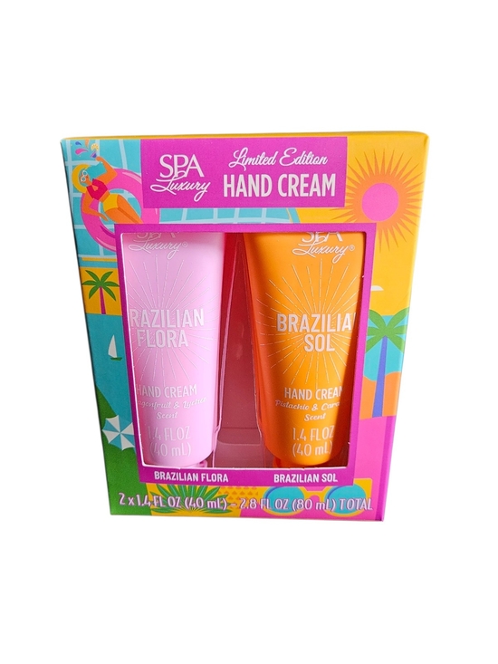 Other - SPA Luxury Limited Edition Hand Cream Duo -  Brazilian Flora & Brazilian Sol